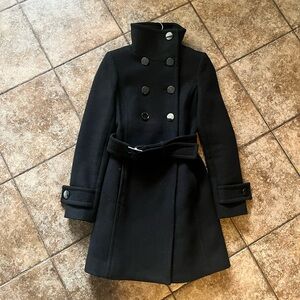 Aritzia Babaton Bromley Black Coat xxs Excellent Condition